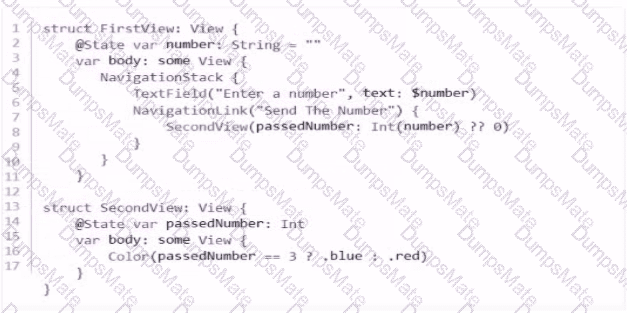 App-Development-with-Swift-Certified-User Question 5