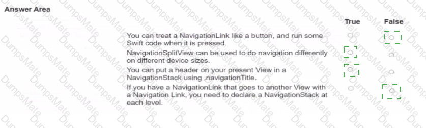 App-Development-with-Swift-Certified-User Answer 10