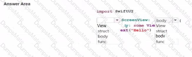 App-Development-with-Swift-Certified-User Question 9