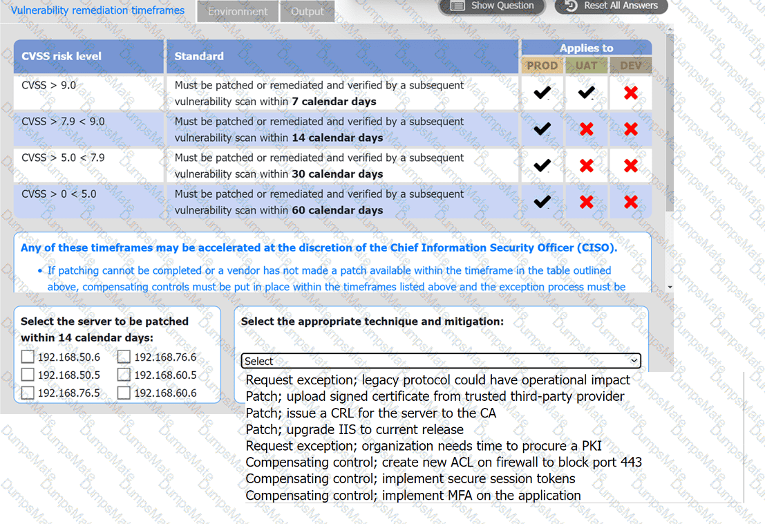 CS0-003 Question 111