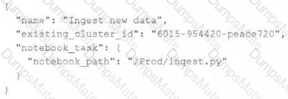 Databricks-Certified-Professional-Data-Engineer Question 9