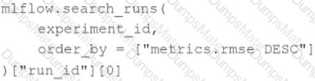 Databricks-Machine-Learning-Associate Question 4