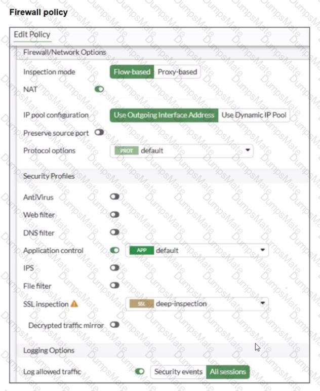 NSE4_FGT_AD-7.6 Question 9