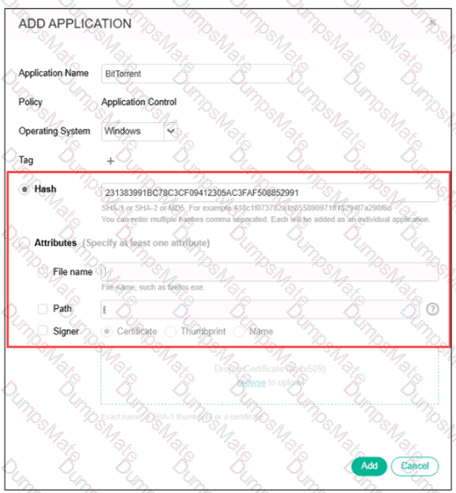 NSE6_EDR_AD-7.0 Question 9