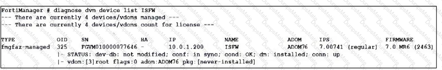 NSE6_FMG_AD-7.6 Question 12