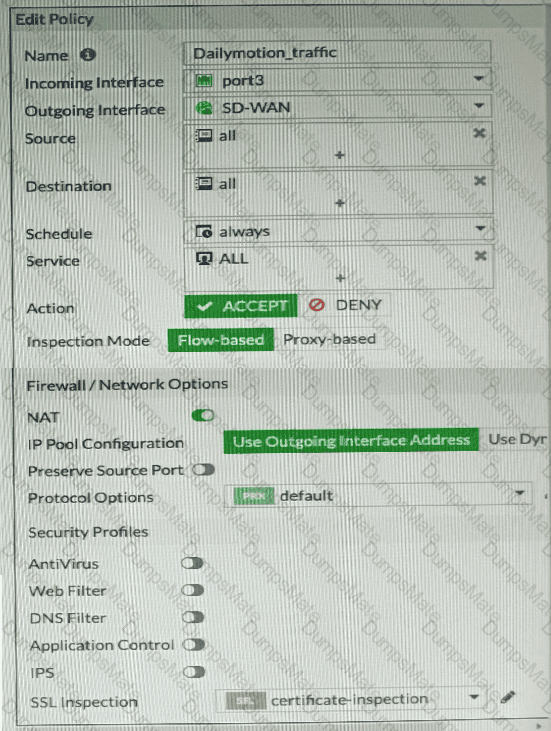 NSE7_SDW-6.4 Question 6