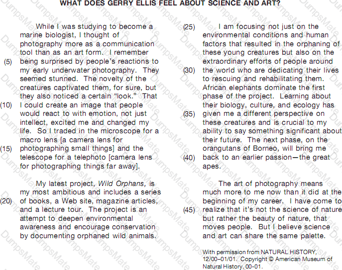 GED-Reading Question 21