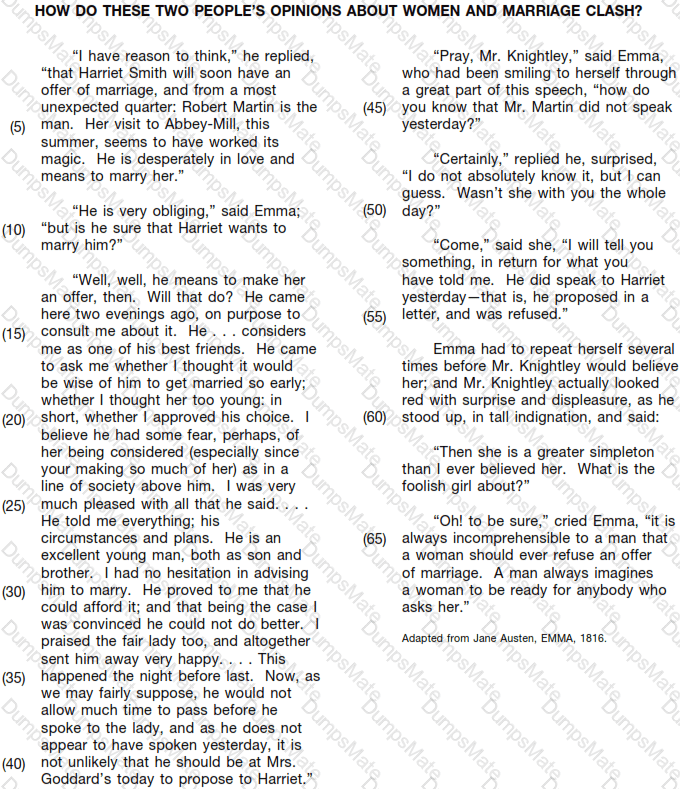 GED-Reading Question 19