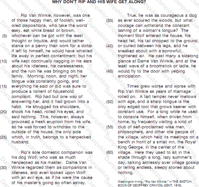 GED-Reading Question 16