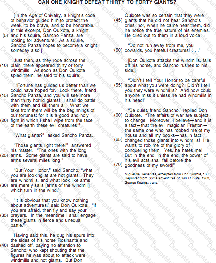 GED-Reading Question 26