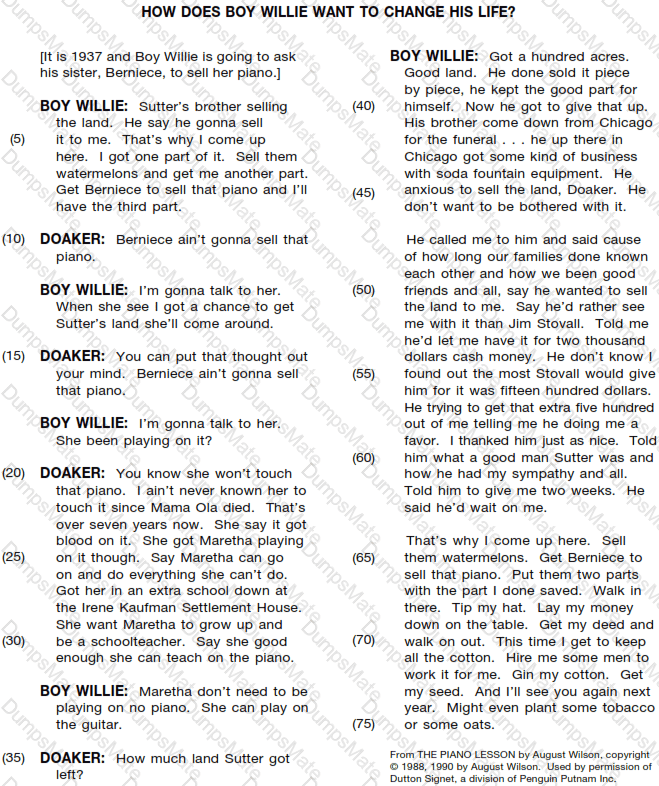GED-Reading Question 20