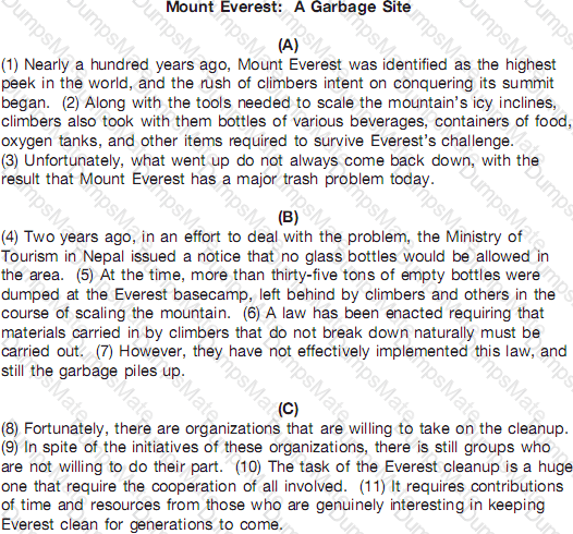 GED-Writing Question 17