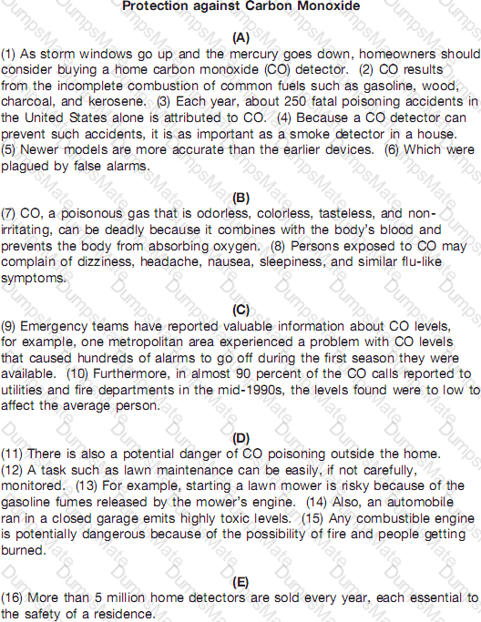 GED-Writing Question 6