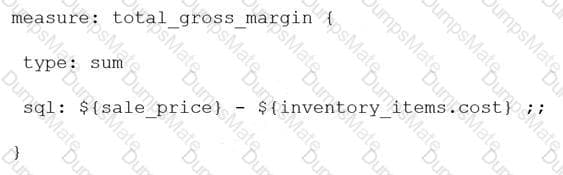LookML-Developer Question 7