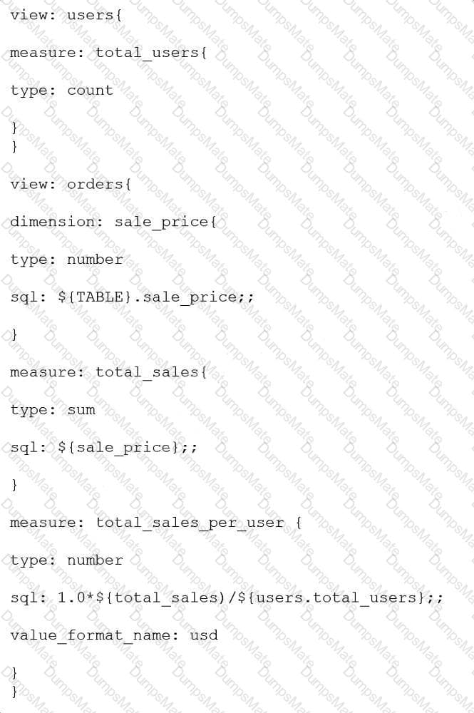 LookML-Developer Question 5