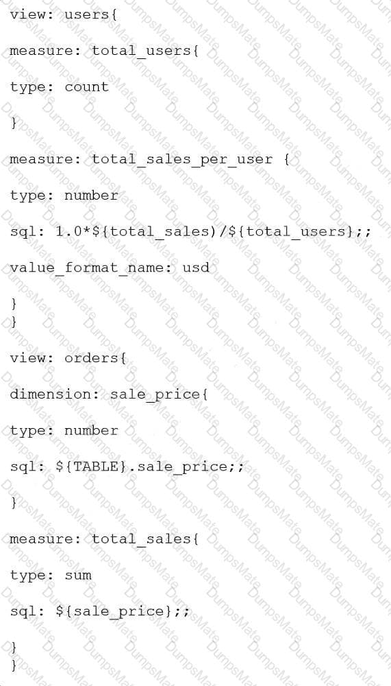 LookML-Developer Question 5