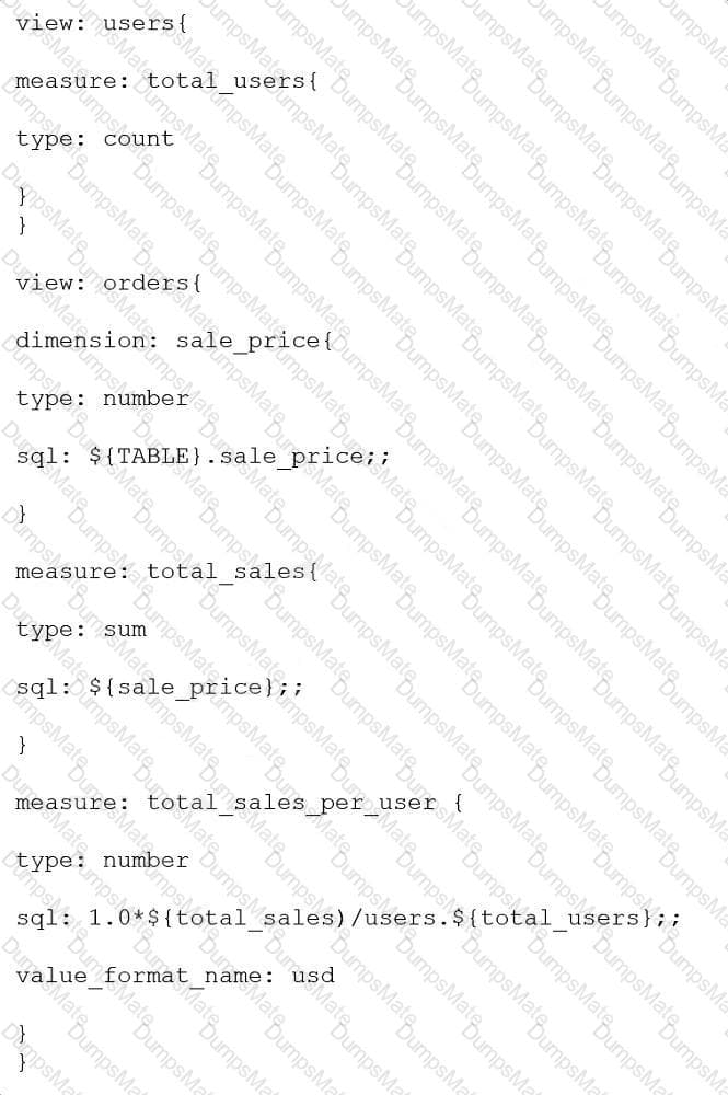 LookML-Developer Question 5