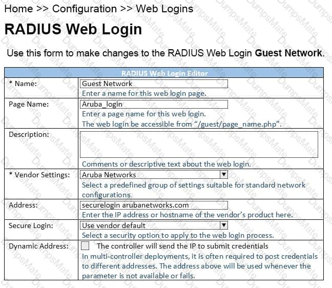 HPE6-A68 Question 16