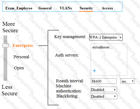 HPE6-A70 Question 17