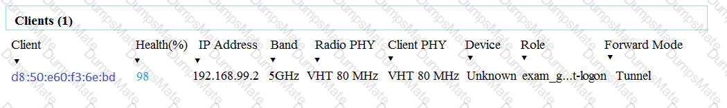 HPE6-A70 Question 7