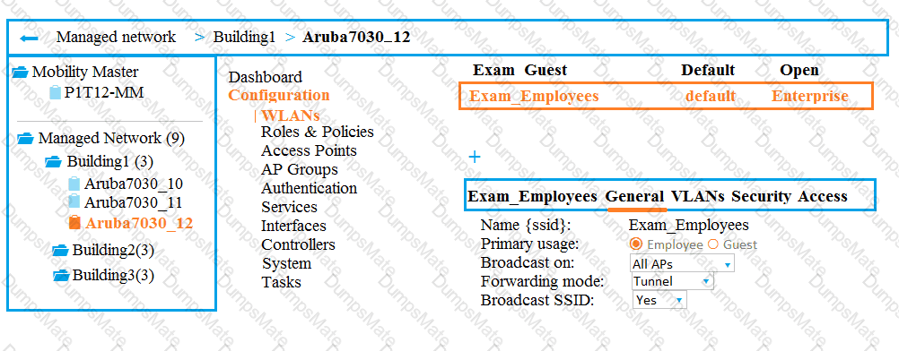 HPE6-A70 Question 18