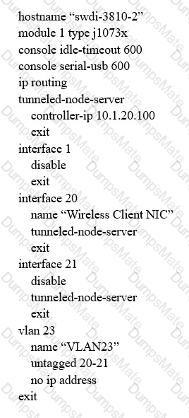 HPE6-A71 Question 25