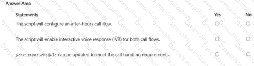 MS-700 Question 36