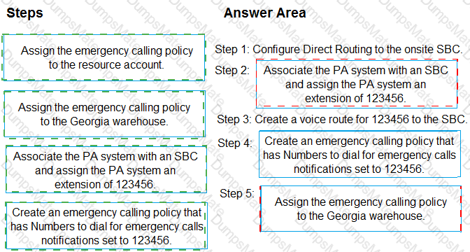 MS-720 Answer 7