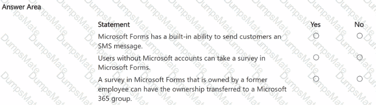 MS-900 Question 110