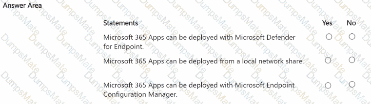 MS-900 Question 109