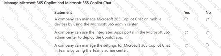 MS-900 Question 113