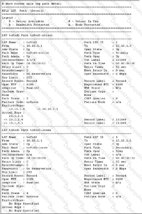 4A0-111 Question 17