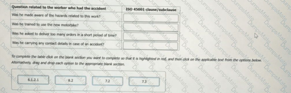 ISO-45001-Lead-Auditor Question 8
