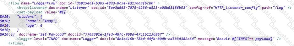 Salesforce-MuleSoft-Developer-I Question 46