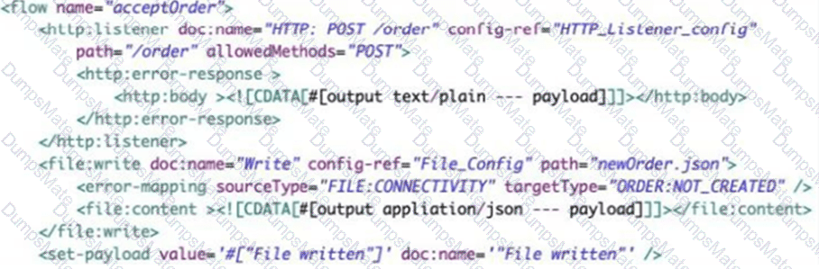 Salesforce-MuleSoft-Developer-I Question 11