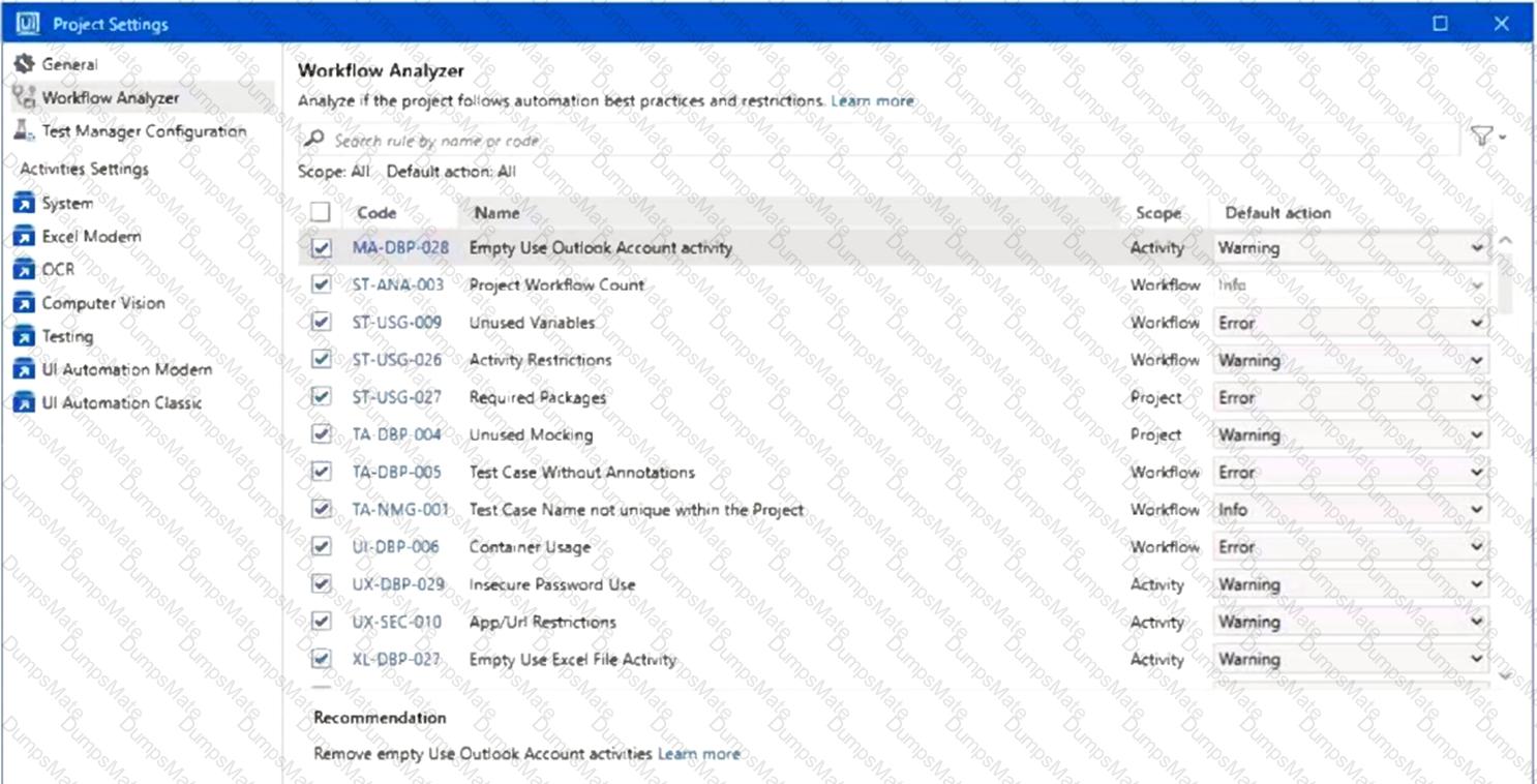 UiPath-TAEPv1 Question 17