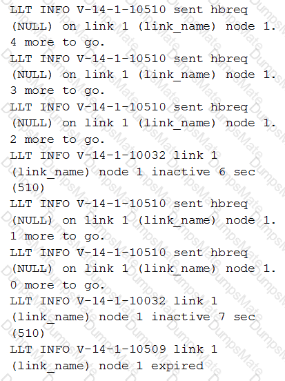 VCS-260 Question 8