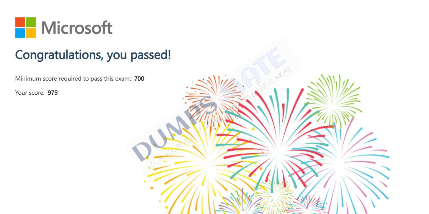 Successful AI Transformation Leader exam result 3